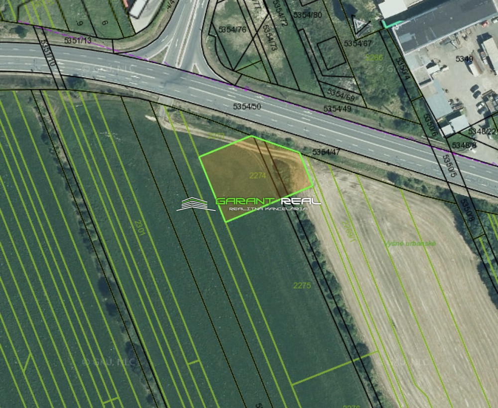 GARANT REAL - predaj pozemok na komerčné účely, 1714 m2, Humenné