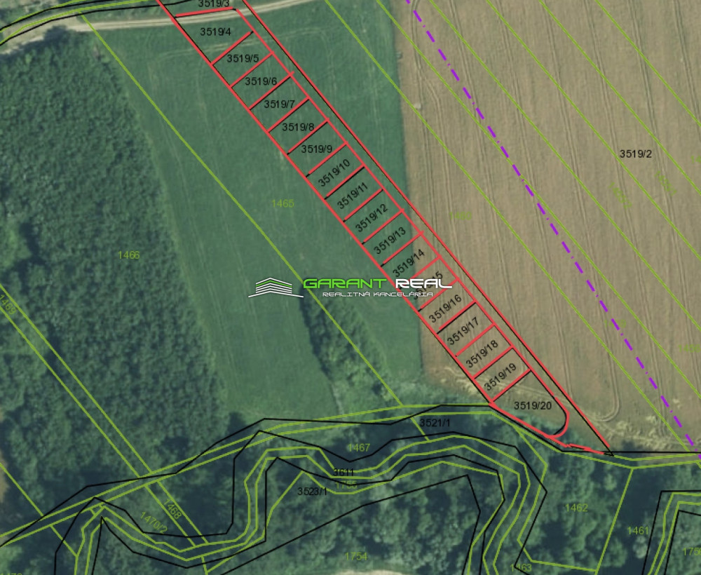 GARANT REAL - predaj záhradky 260 m2 - 430 m2, Prešov, Solivar