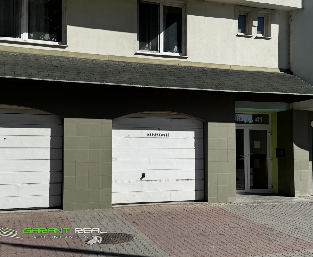 GARANT REAL - prenájom garáž 22 m2, Prešov, sídlisko Sekčov, Sibírska ulica