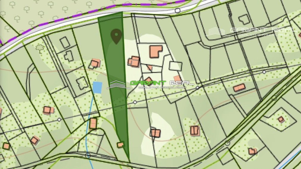 GARANT REAL predaj rekreačné pozemky 568 m2, 568 m2, 803 m2 Sigord, Kokošovce, okr. Prešov