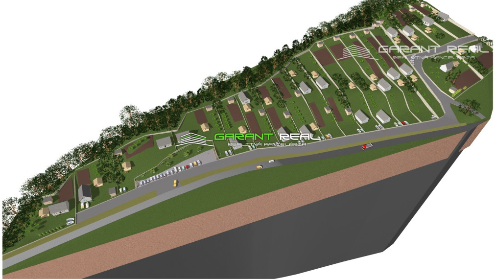 GARANT REAL - predaj 21 rekreačných pozemkov, Komárov, okr. Bardejov., od 1158 m2 - 2333 m2