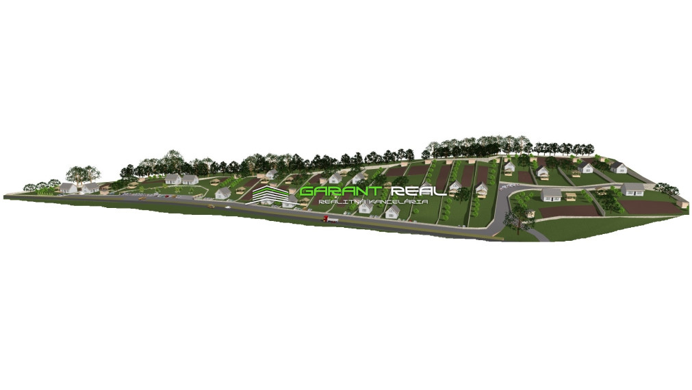 GARANT REAL - predaj 21 rekreačných pozemkov, Komárov, okr. Bardejov., od 1158 m2 - 2333 m2