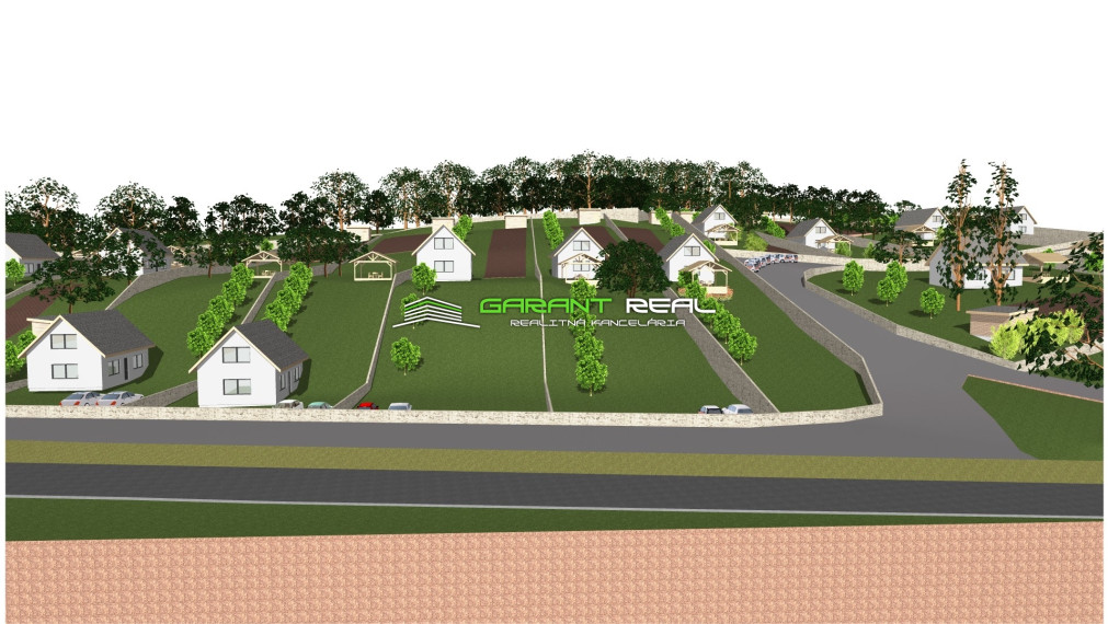 GARANT REAL - predaj 21 rekreačných pozemkov, Komárov, okr. Bardejov., od 1158 m2 - 2333 m2