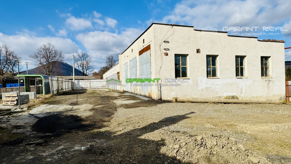 GARANT REAL predaj/ prenájom - veľkometrážne garáže, 382 m2, s pozemkom 882 m2, Veľký Šariš