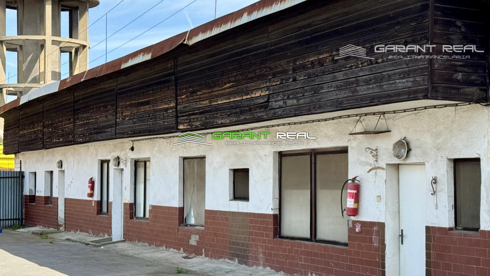 GARANT REAL - predaj výrobno-skladovací areál 1581 m2, na pozemku 3578 m2, Prešov, Radlinského ulica