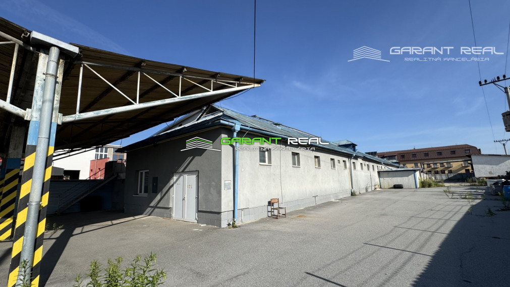 GARANT REAL - predaj výrobno-skladovací areál 1581 m2, na pozemku 3578 m2, Prešov, Radlinského ulica