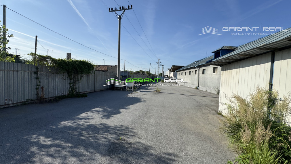 GARANT REAL - predaj výrobno-skladovací areál 1581 m2, na pozemku 3578 m2, Prešov, Radlinského ulica