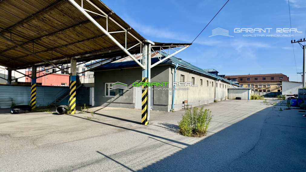 GARANT REAL - predaj výrobno-skladovací areál 1581 m2, na pozemku 3578 m2, Prešov, Radlinského ulica