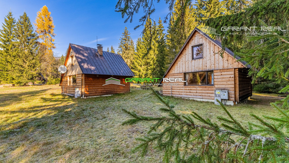 "REZERVOVANÉ" GARANT REAL - exkluzívne 2 komfortné rekreačné chaty, investičná príležitosť, Podbanské