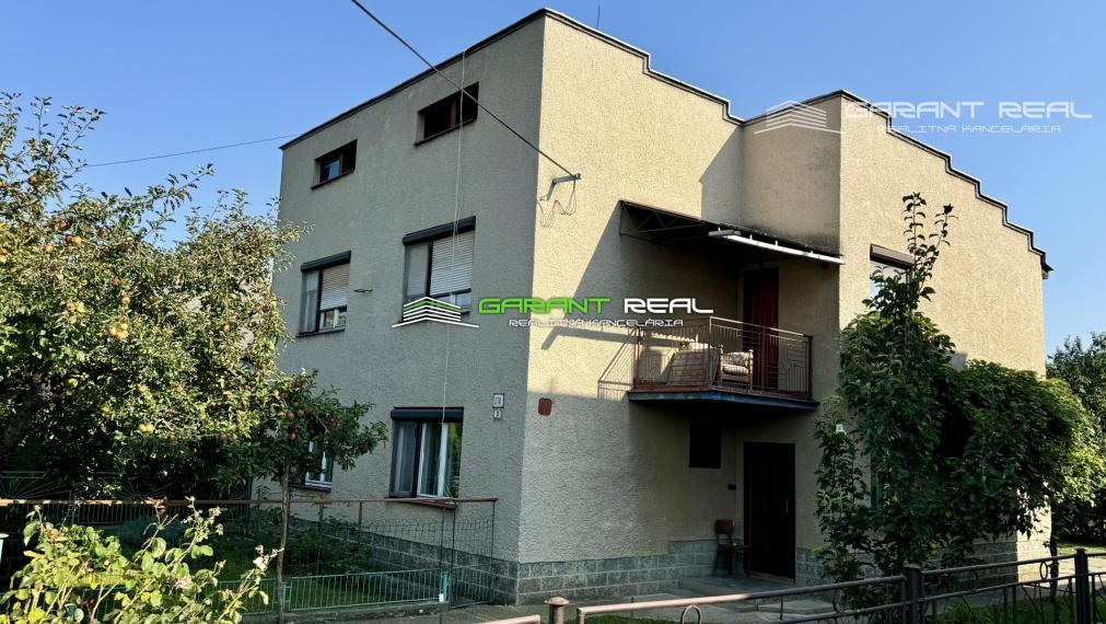 GARANT REAL predaj 2-podlažný rodinný dom dvojgeneračný, s garážou, pozemok 1891 m2, Svinia, okr. Prešov
