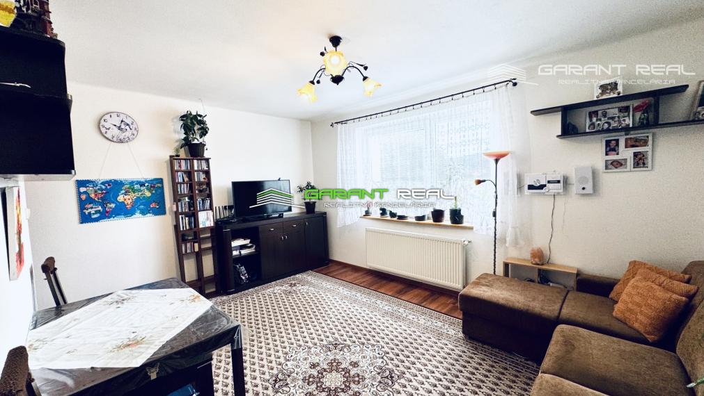 GARANT REAL predaj 3-izbový tehlový byt 50 m2, so samostatným kúrením, so záhradkou a garážou, Veľký Šariš, Matice slovenskej