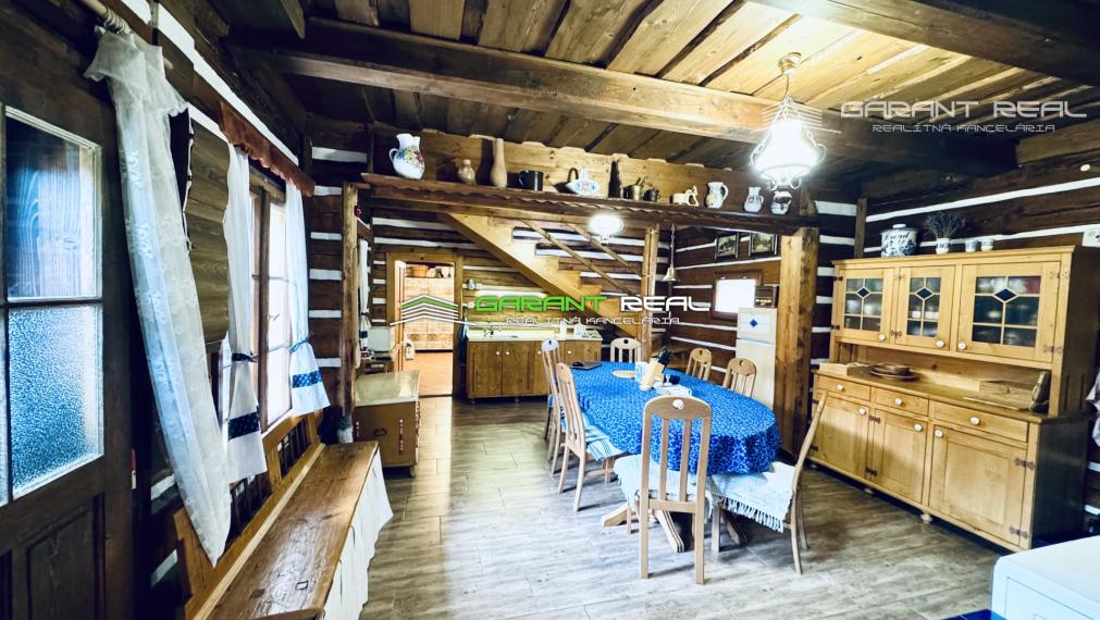 GARANT REAL - predaj chalupa, drevenica,134 m2 úžitková plocha, na pozemku 446 m2, Liptovský Mikuláš,,Važec, ul. Vyšná