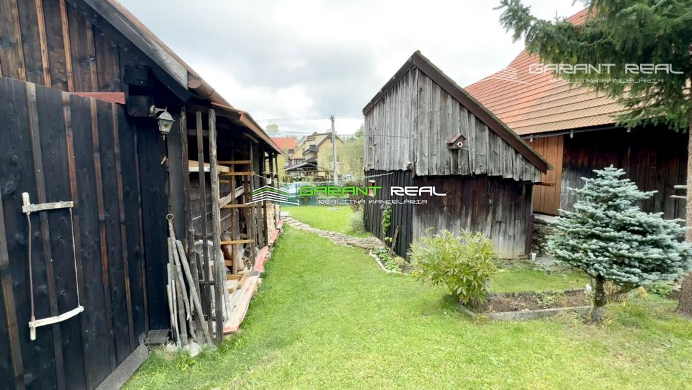 GARANT REAL - predaj chalupa, drevenica,134 m2 úžitková plocha, na pozemku 446 m2, Liptovský Mikuláš,,Važec, ul. Vyšná