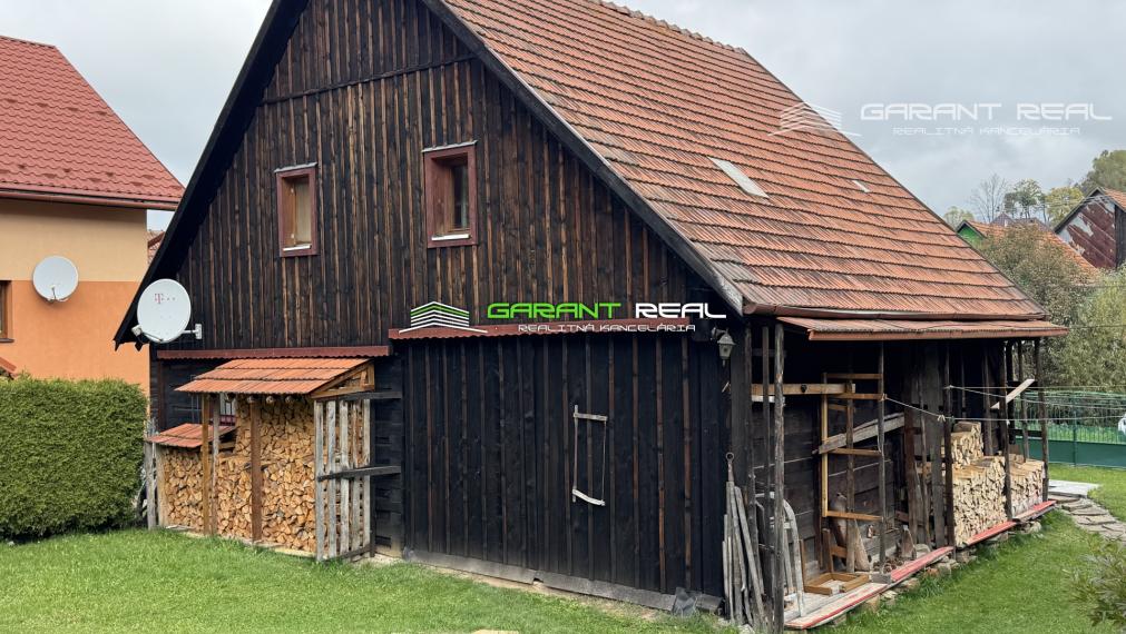 GARANT REAL - predaj chalupa, drevenica,134 m2 úžitková plocha, na pozemku 446 m2, Liptovský Mikuláš,,Važec, ul. Vyšná