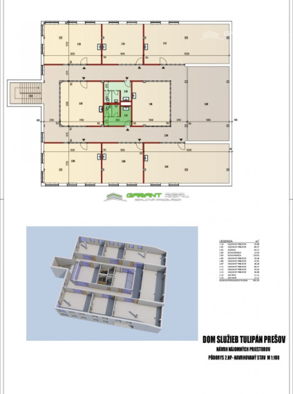 GARANT REAL - prenájom Dom zdravia a služieb, nové priestory, Prešov, širšie centrum, Sabinovská ulica