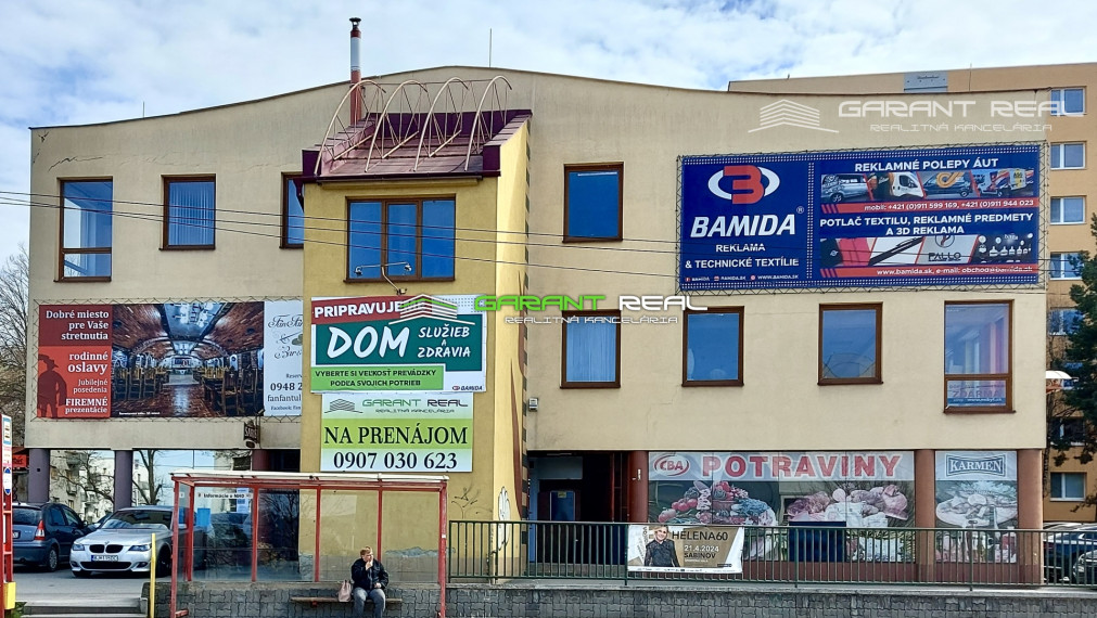 GARANT REAL - prenájom Dom zdravia a služieb, nové priestory, Prešov, širšie centrum, Sabinovská ulica
