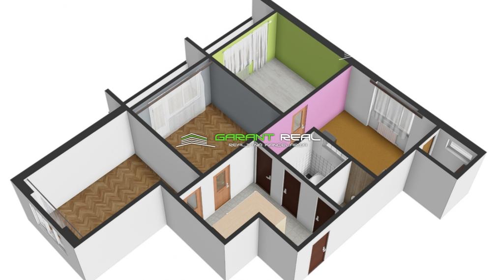 GARANT REAL - predaj 3-izbový tehlový byt 90 m2 s 2 loggiami, Prešov, Sídlisko II, Nábrežná ul.