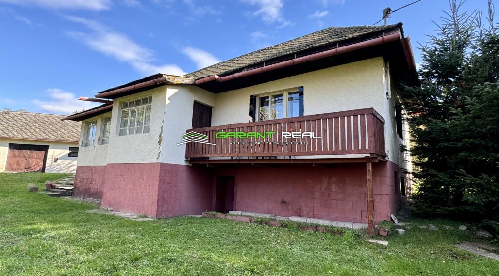 GARANT REAL predaj 2 - izbový rodinný dom 95 m2 s pozemkom 1333 m2, Žehňa, okr. Prešov