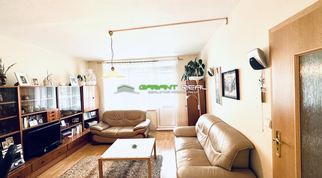 GARANT REAL - prenájom 3-izbový byt 70 m2, loggia 4,75 m2, zariadený, po rekonštrukcii, Prešov, centrum, Hviezdoslavova ul.