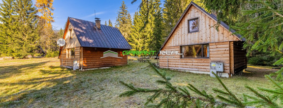 GARANT REAL - exkluzívne 2 komfortné rekreačné chaty, investičná príležitosť, Pribylina