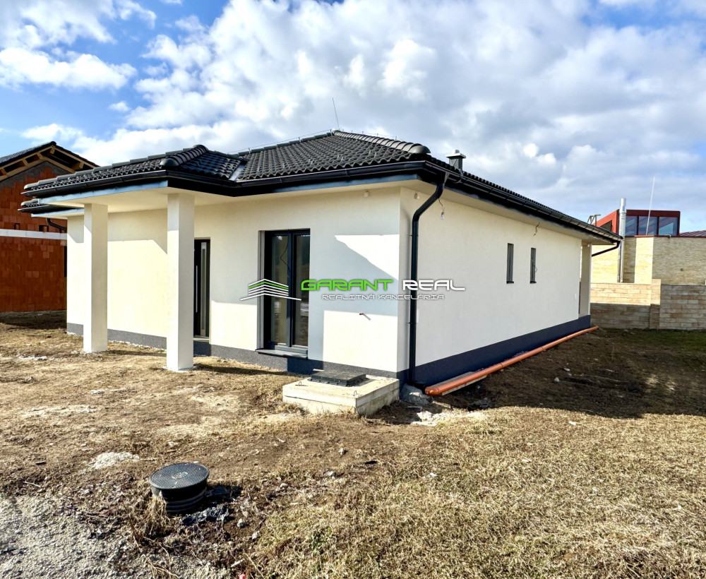 GARANT REAL - predaj novostavba rodinný dom, 4-izbový bungalov, pozemok 490 m2, Prešov, Nižná Šebastová