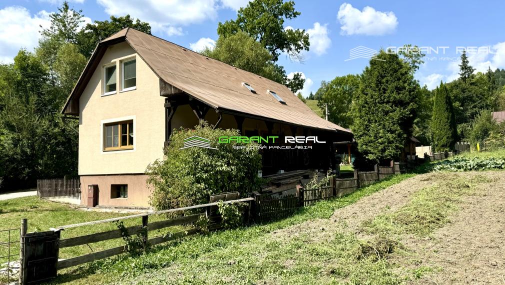 GARANT REAL - predaj chalupa / rodinný dom, obec Zázrivá, časť Havrania, pozemok 615 m2, okr. Dolný Kubín