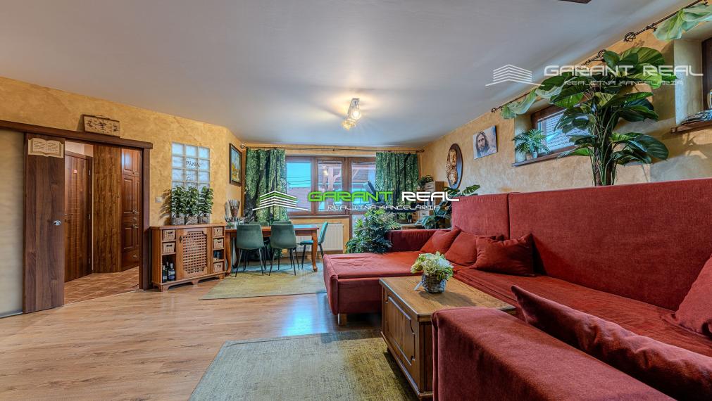 GARANT REAL - Rodinný dom v Záborskom – kvalitná tehlová stavba s krásnou záhradou a flexibilnou dispozíciou