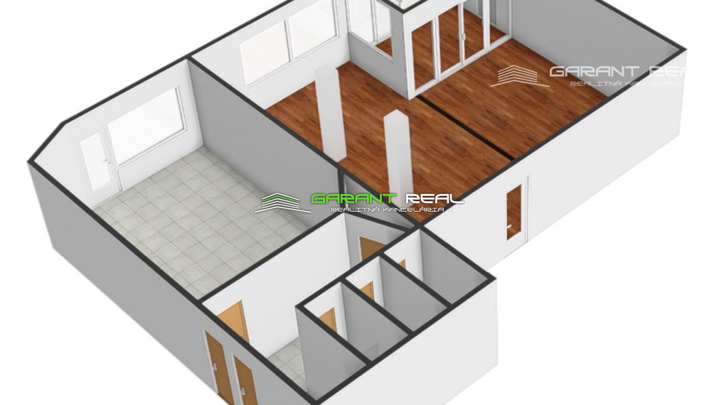 GARANT REAL - prenájom obchodno - kancelárske priestory, Vranovská ulica, 125 m2 + sklad