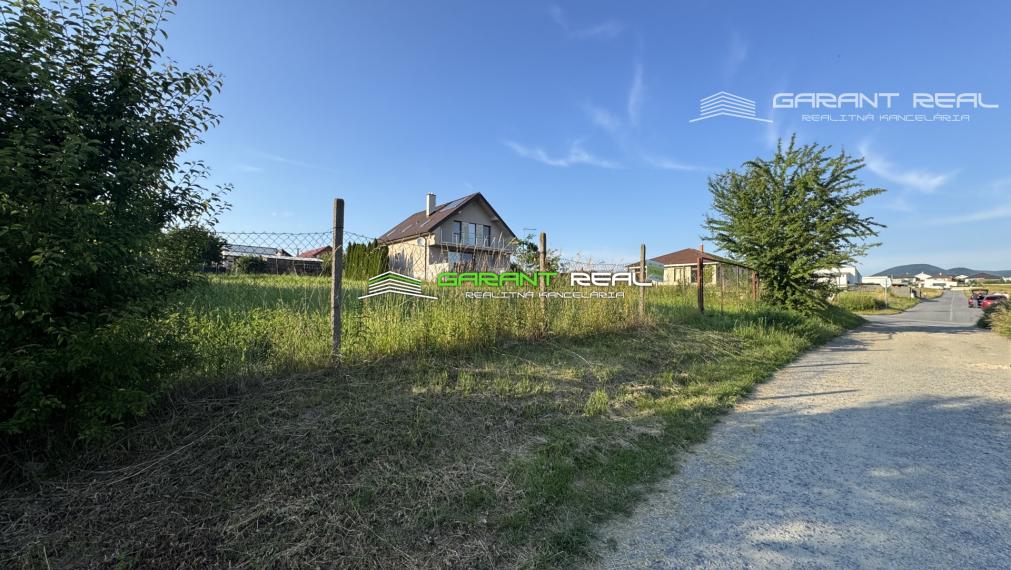 GARANT REAL - predaj stavebný pozemok 800 m2, všetky IS, Prešov, Šalgovík