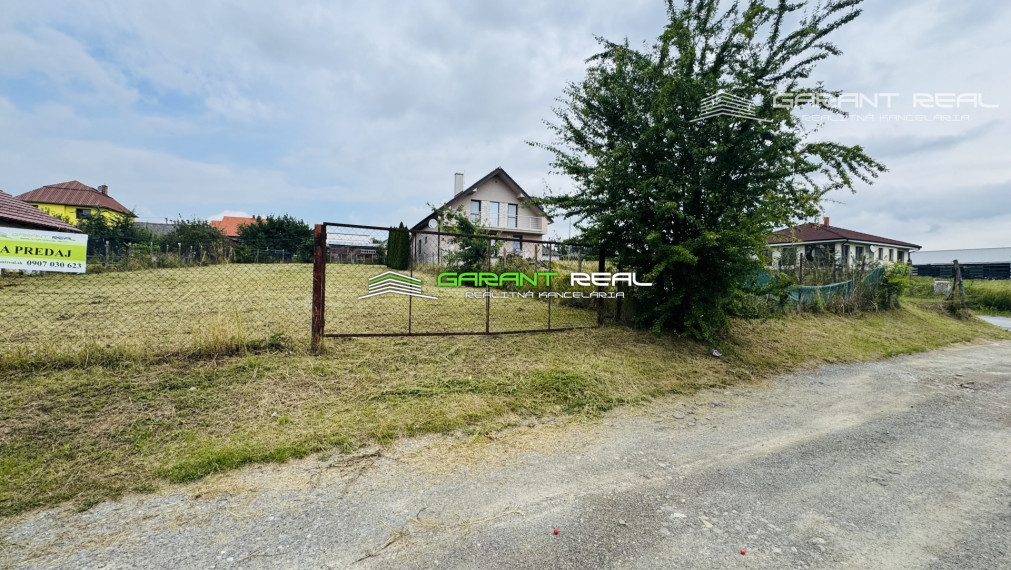 GARANT REAL - predaj stavebný pozemok 800 m2, všetky IS, Prešov, Šalgovík
